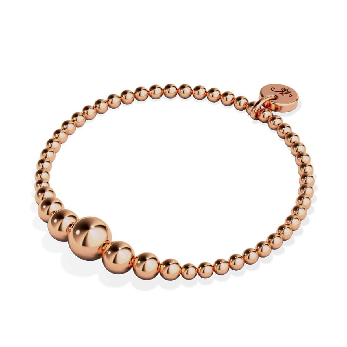 Bezaubernd | Kaskade aus 18 Karat Roségold | Ausdrucksarmband